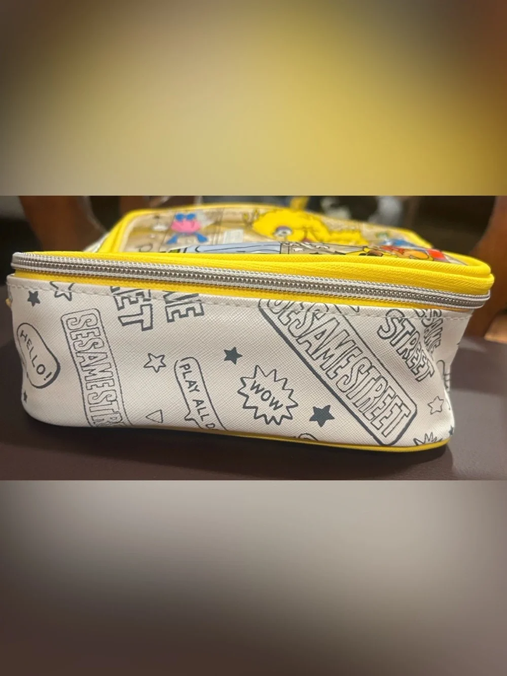 Wet n Wild X Sesame Street Cosmetic Pouch Cosmetics Bag. NWT. Classic characters